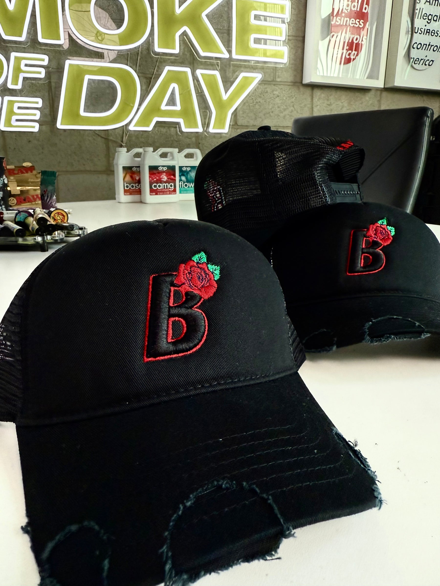 Distressed Blackleaf Hat