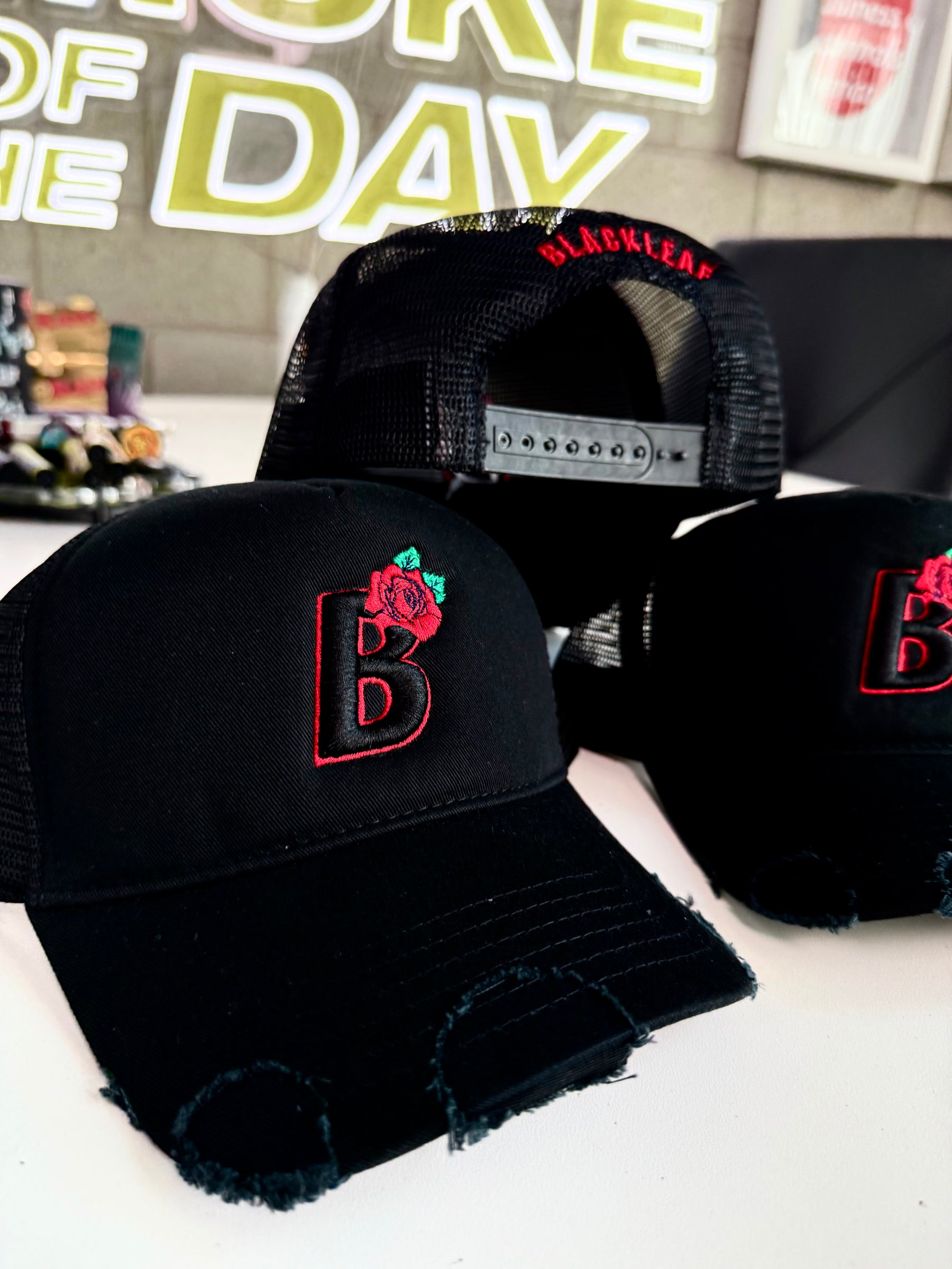 Distressed Blackleaf Hat