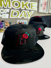 Dark Camo Blackleaf Snapback Hat